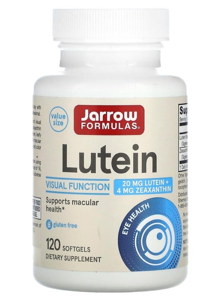jarrow formulas Jarrow Formulas, Lutein, 20 mg, 120 Softgels 