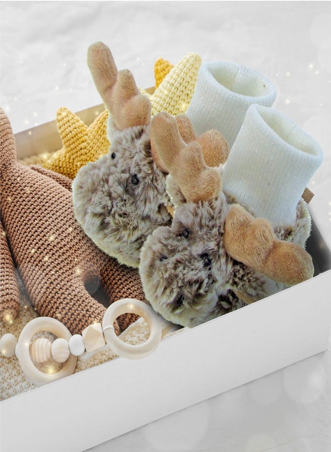 Puzzled Moose Super Soft Plush Baby Shoes - Wild Animals Collection 5" Inch Unique Loveable Gift (5760) - Image 5
