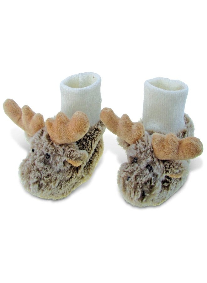 Puzzled Moose Super Soft Plush Baby Shoes - Wild Animals Collection 5" Inch Unique Loveable Gift (5760) - Image 1
