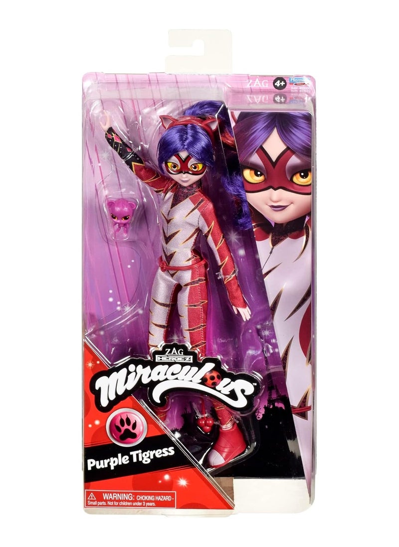 Miraculous 26cm Purple Tigress Doll with Accessories  - Image 1