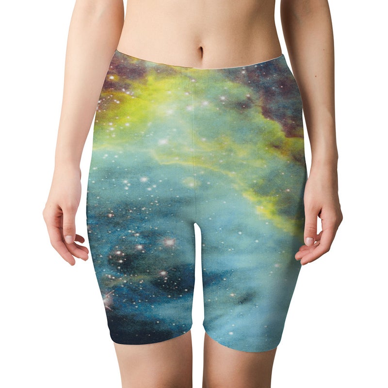 New 3D Digital Printing Starry Sky Sports Yoga Shorts To Map Printing - Image 4