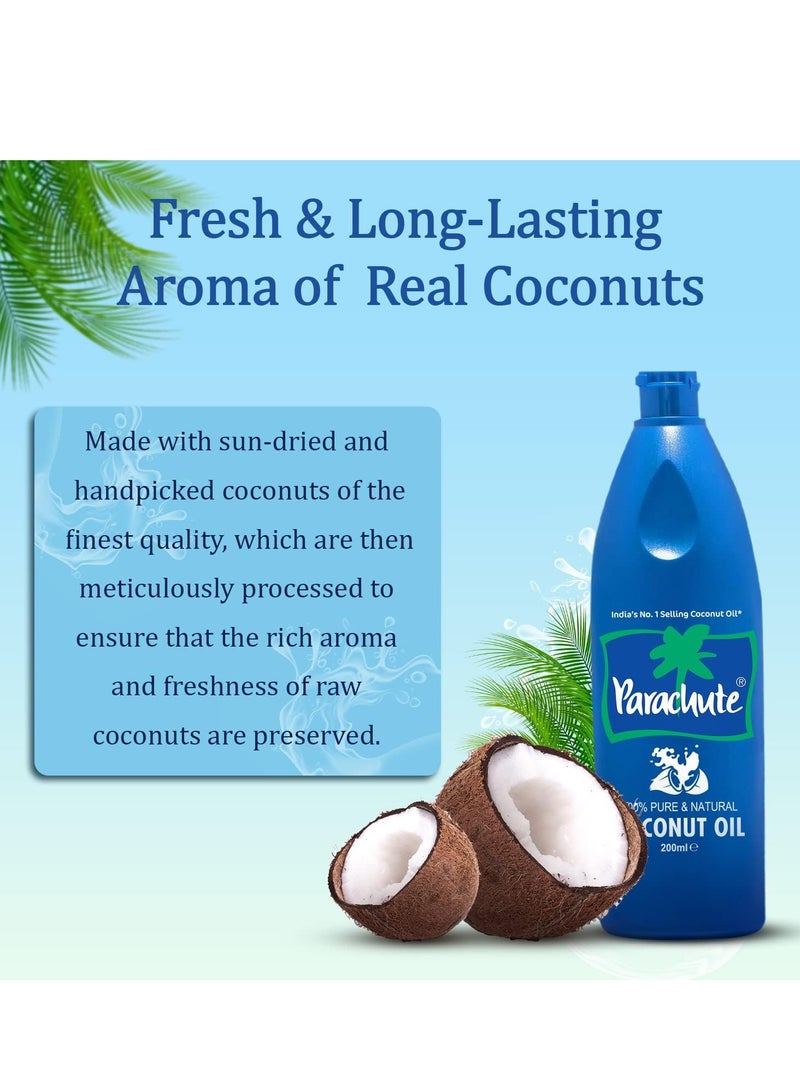 باراشوت زيت جوز الهند الطبيعي بنسبة 100% 200ملليلتر - Image 5