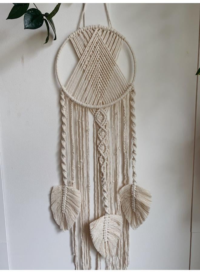 انتيكيانو مكرمية دريم كاتشر مصنوعة يدويا من القطن المنسوج بنمط بوهيمي - Image 2