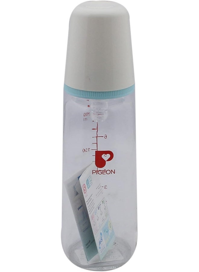 pigeon Pigeon Slim Neck Glass Bottle, White Cap, Ultra-Soft Silicone, Anti-Colic, BPA & BPS Free, 200Ml, Multicolor - Image 2