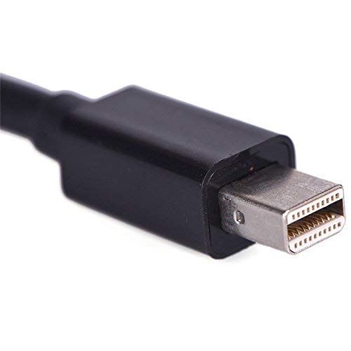 ATEVON Mini DisplayPort to HDMI Adapter – Pack of 2 Mini DP Male to HDMI Female Converter Cable for Monitor, Projector, TV, Compatible with MacBook, Laptop, PC, Full HD 1080p Output (Black) - Image 3