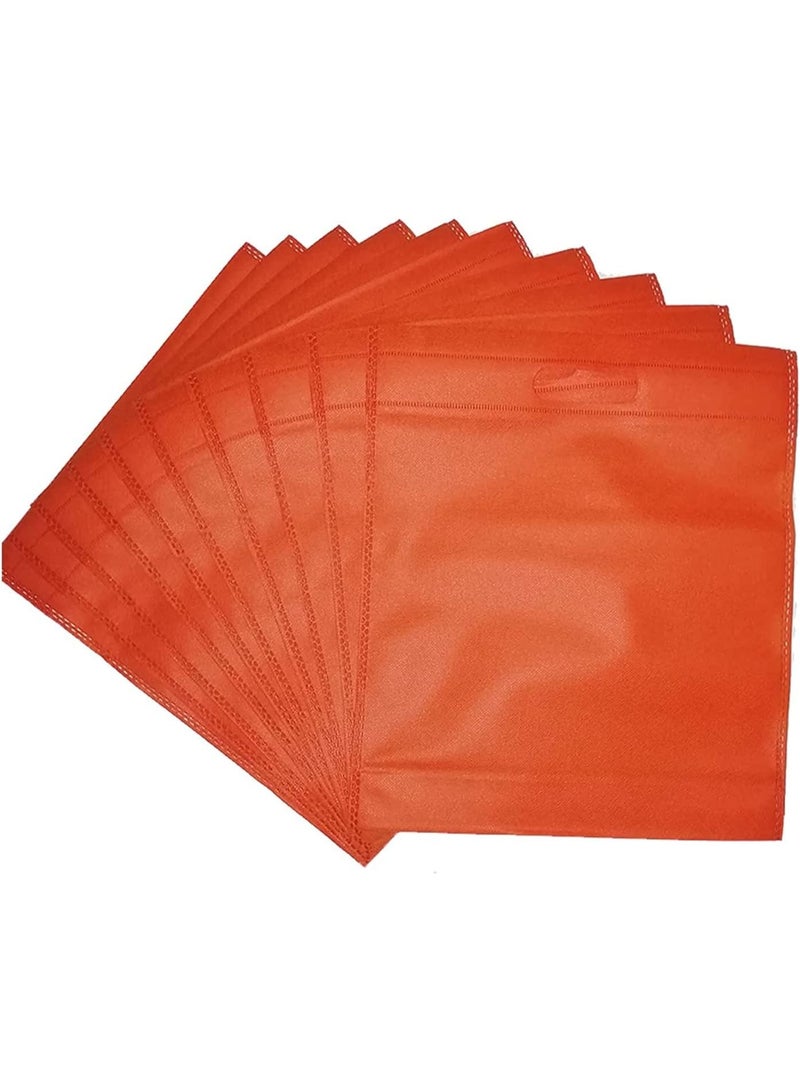 Red Reusable Non-Woven Gift Bags, 25 x 30 cm, Pack of 10