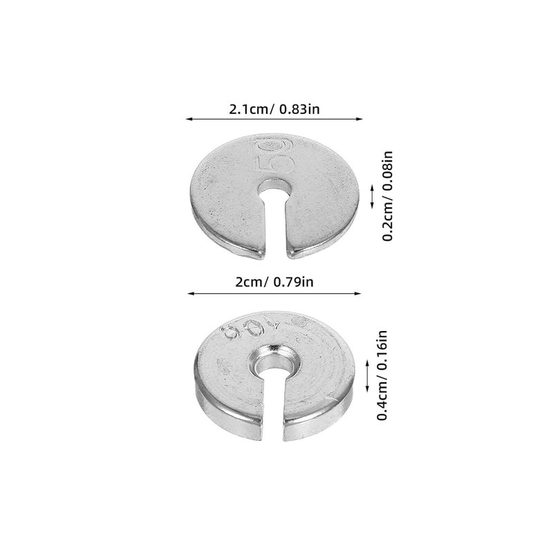50 Pcs Slotted Hanging Weights Set Chromium Plated For Physics Mechanics Experiments - Image 3