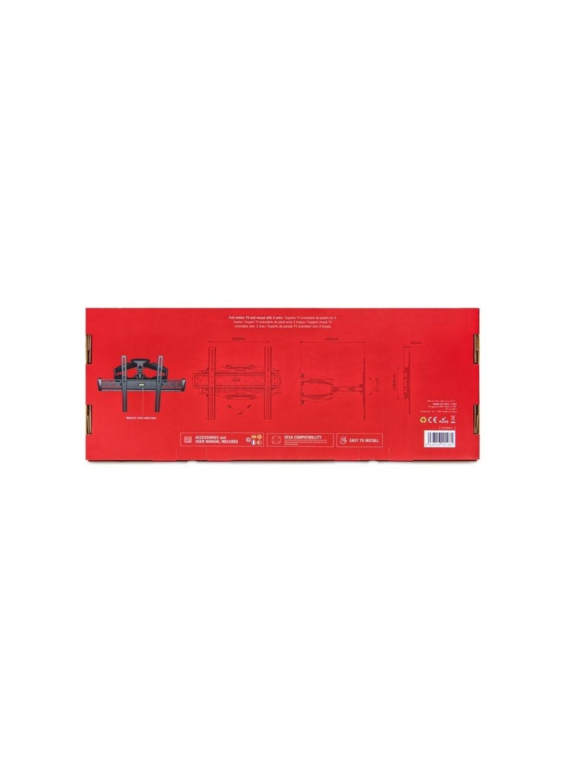 DCU TECNOLOGIC DCU Full motion TV wall mount with 3 arms 32'' to 70''  - Image 3