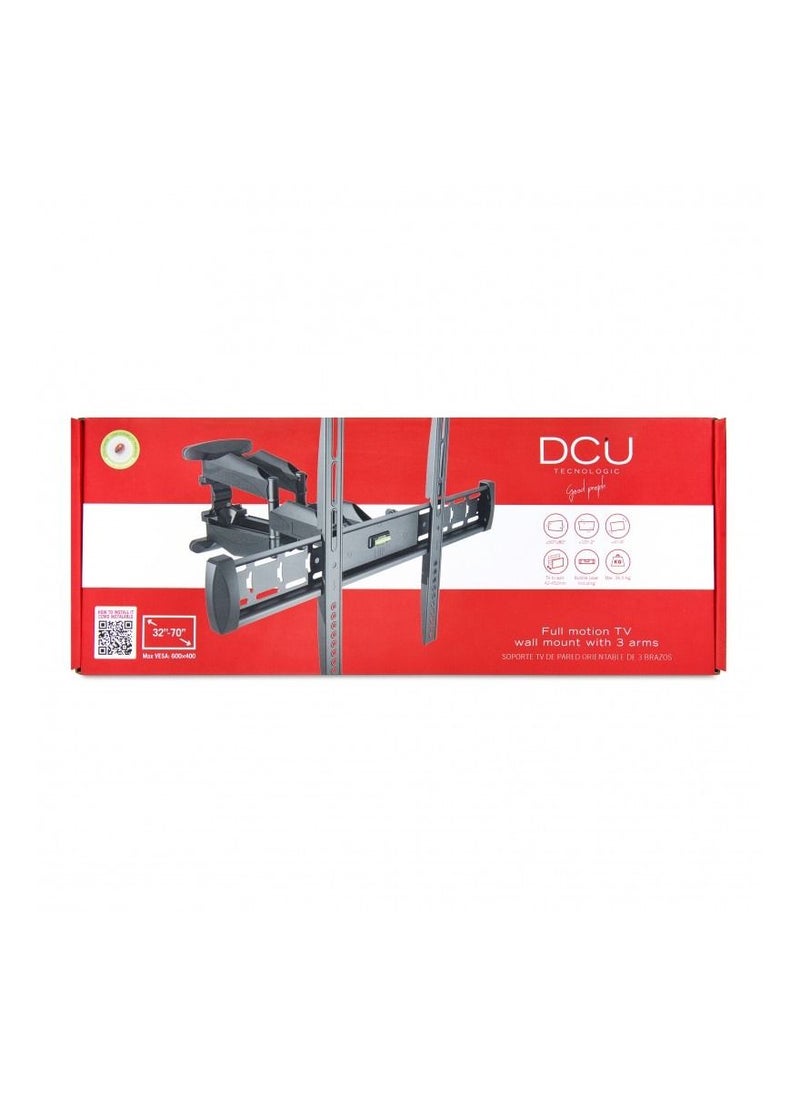 DCU TECNOLOGIC DCU Full motion TV wall mount with 3 arms 32'' to 70''  - Image 2
