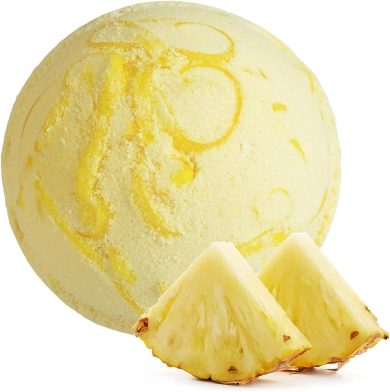 Ancient Wisdom Tropical Paradise Coco Jumbo Bath Bomb Pineapple