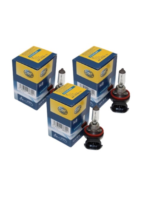 لمبة ضوء H8 / 12V 35 واط، عدد 3 في العبوة.