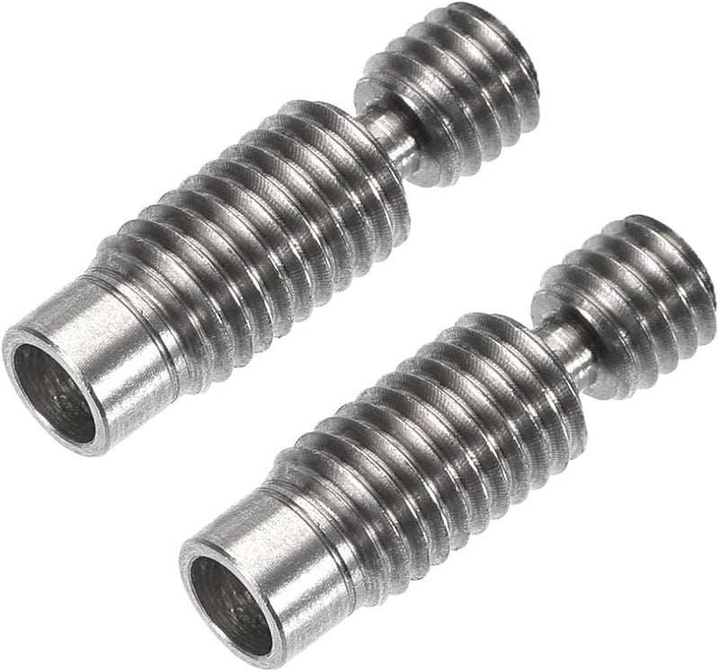 M6 x 22.5mm Extruder 1.75mm Neck Tube for V6 Makerbot 3D Printer Pack of 2 - Image 1