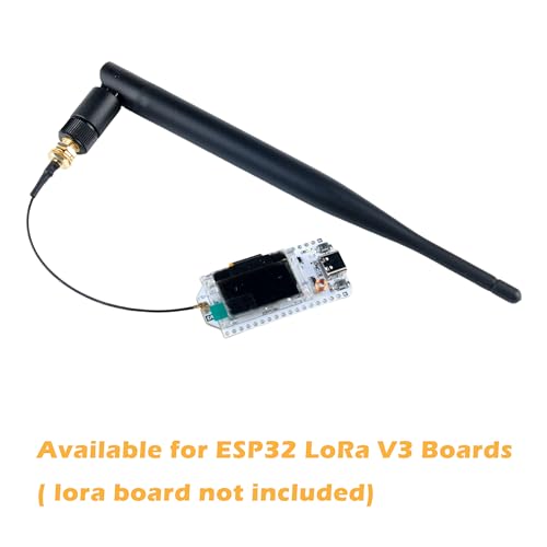 Wishiot 915MHz Lora Antenna 5DBi Gain SMA Male Omni-Directional Antenna with U.FL to SMA Connector for Meshtastic Devices LoRa Board (1pcs) - Image 5