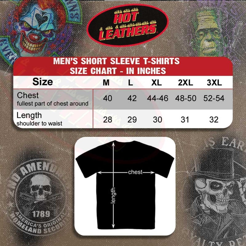Hot Leathers Frankie's Speed Shop Biker T-Shirt - 100% Cotton Double Sided Printed - Image 3