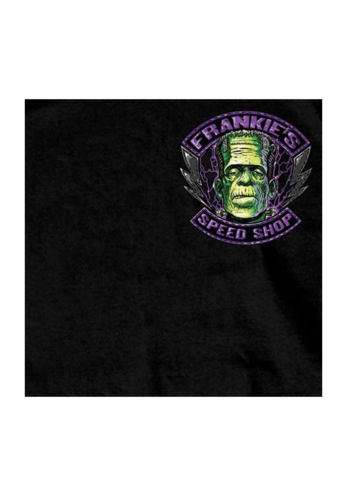 Hot Leathers Frankie's Speed Shop Biker T-Shirt - 100% Cotton Double Sided Printed - Image 5