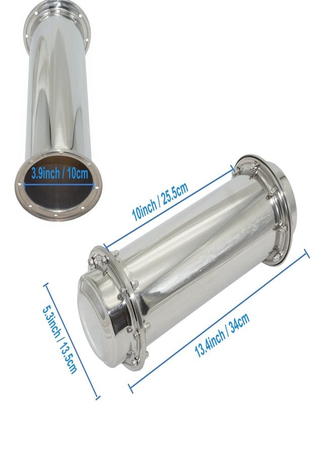 SoClaay Time Capsule Anti-Corrosion Waterproof Stainless Steel Capsule Container Durable Lock Container for Future Graduation Gift (13.4 Inch) - Image 2