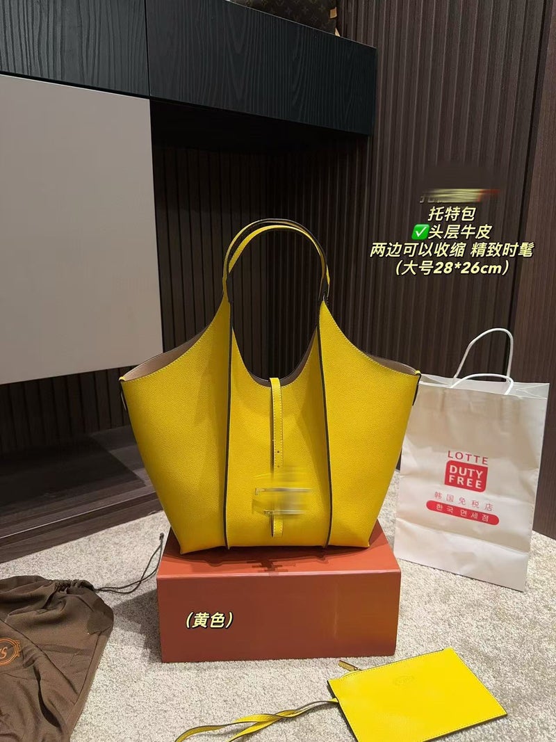 Tod New Arrival Vegetable Basket Large Capacity Bucket Bag Commuter Bag Women'S Arrival Handbag Oblique - Image 1