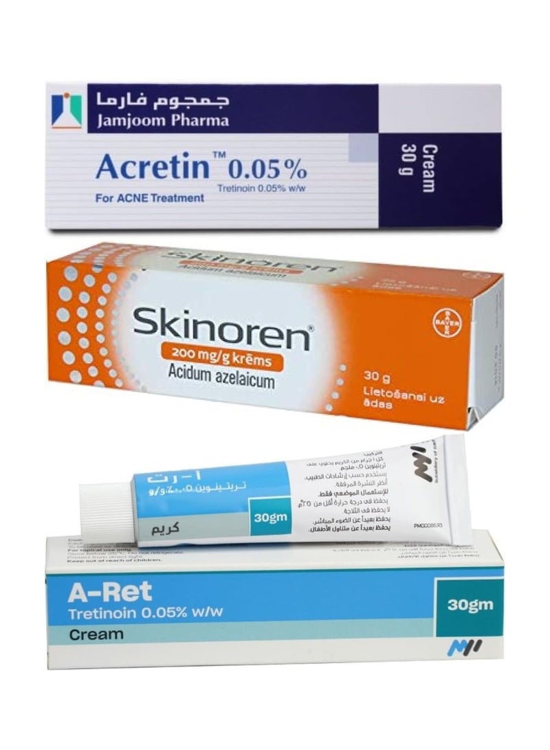 Pharma A-Ret 30g + Cream 30g + Cream 0.05% 30g Cream - Image 1