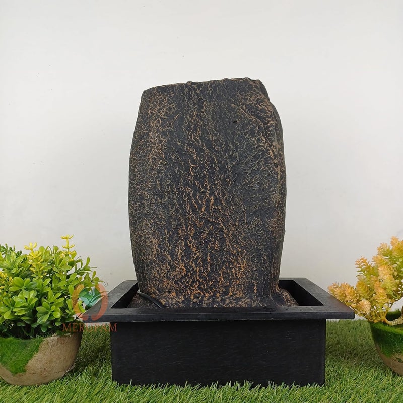 MERUPAM Merupam Gufa Buddha Waterfall Water Fountain for Home Decor with Led Light Indoor Water Fountain for Home Decor Decoration Showpiece M16  - Image 4