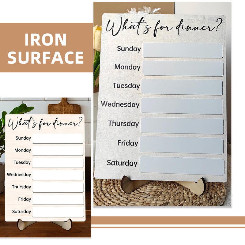 2 Sets of Writing Magnetic Board Sheet Kitchen Fridge Board Home Fridge Menu Board Dry Erase Board - Image 2