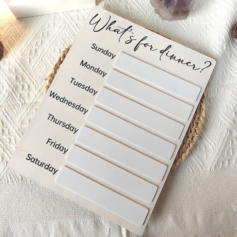 2 Sets of Writing Magnetic Board Sheet Kitchen Fridge Board Home Fridge Menu Board Dry Erase Board - Image 5