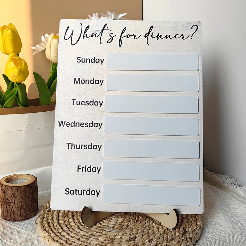 2 Sets of Writing Magnetic Board Sheet Kitchen Fridge Board Home Fridge Menu Board Dry Erase Board - Image 3