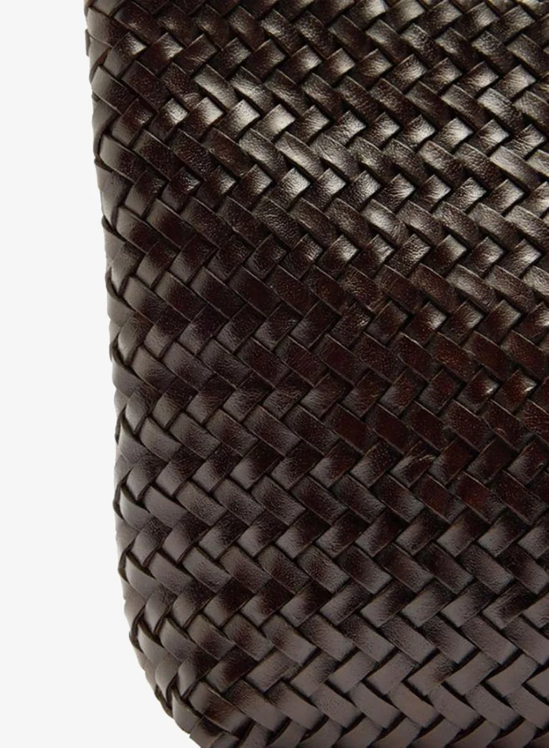 PARFOIS Handbag With Braided Leather