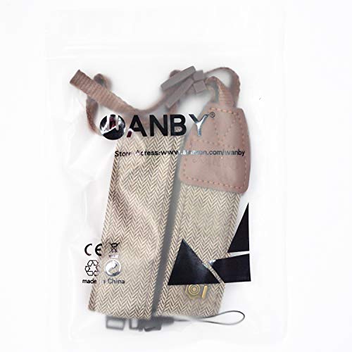 WANBY Camera Strap Brown Canvas Neck Shoulder Strap with Quick Release Buckles for DSLR SLR - Image 2