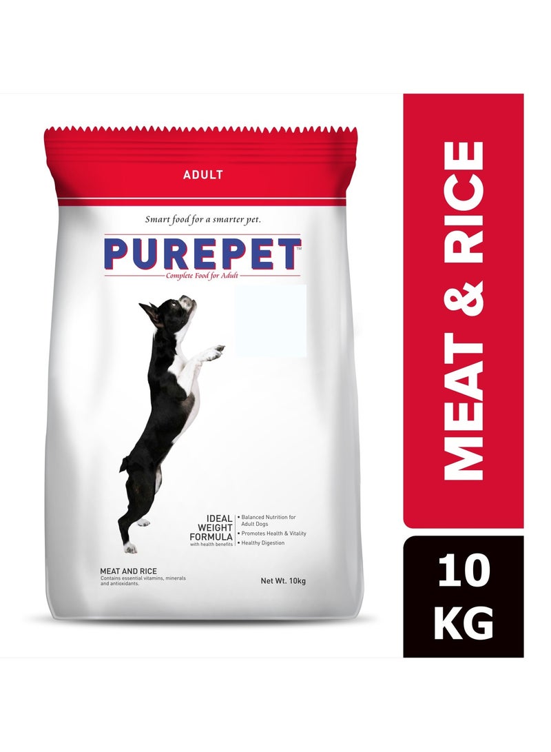 PUREPET Meat And Rice Adult Dog Food - Image 1