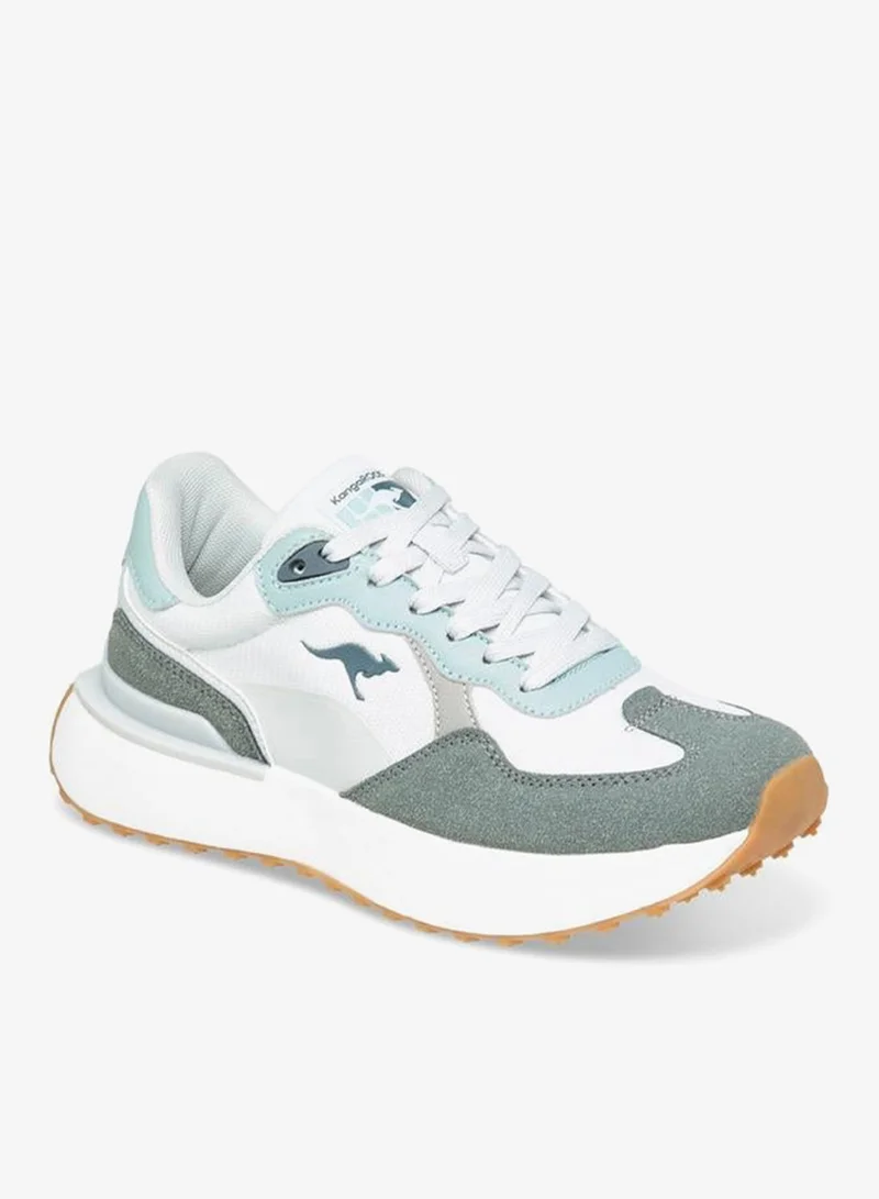 كانغاروس أحذية رياضية نسائية برباط وتفاصيل دانتيل