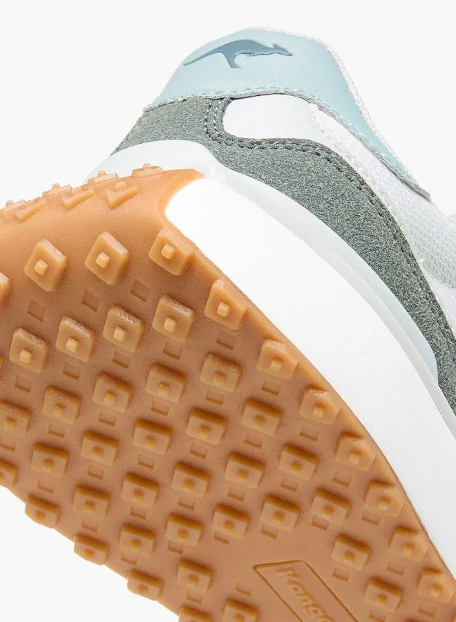 kangaROOS GREY Women'S Panelled Lace-Up Sports Shoes for Women | Best Price UAE