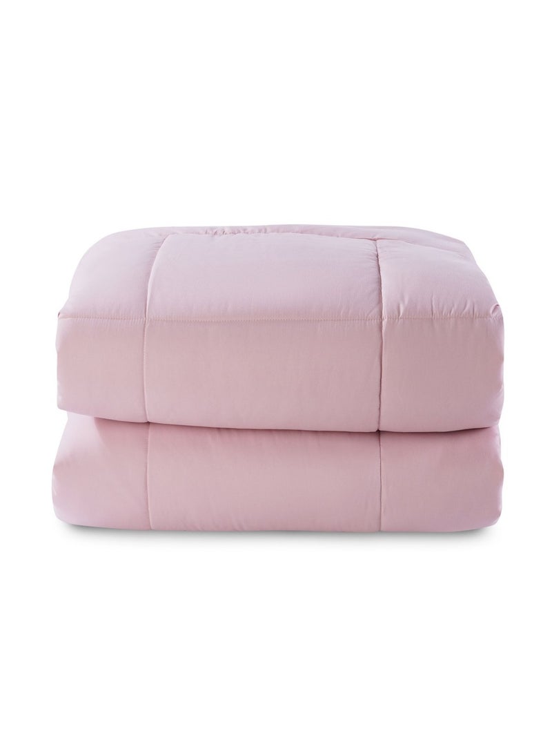 Pan Home لحاف Essence Reversible مقاس 160×240 سم - وردي - Image 1