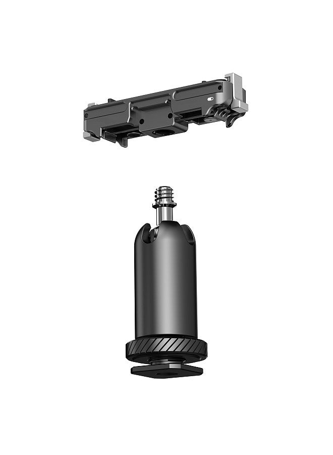 Metal Magnetic Quick Release Mount for Sports Camera Magnetic Adapter Mount Aluminum Alloy Quick Release with Cold Shoe Adapter   Base Replacement for Insta360 GO3  - Image 4