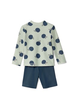 Tchibo Toddlers Girl 2 Pieces Top And Shorts Set, Sage Beige  - Image 3