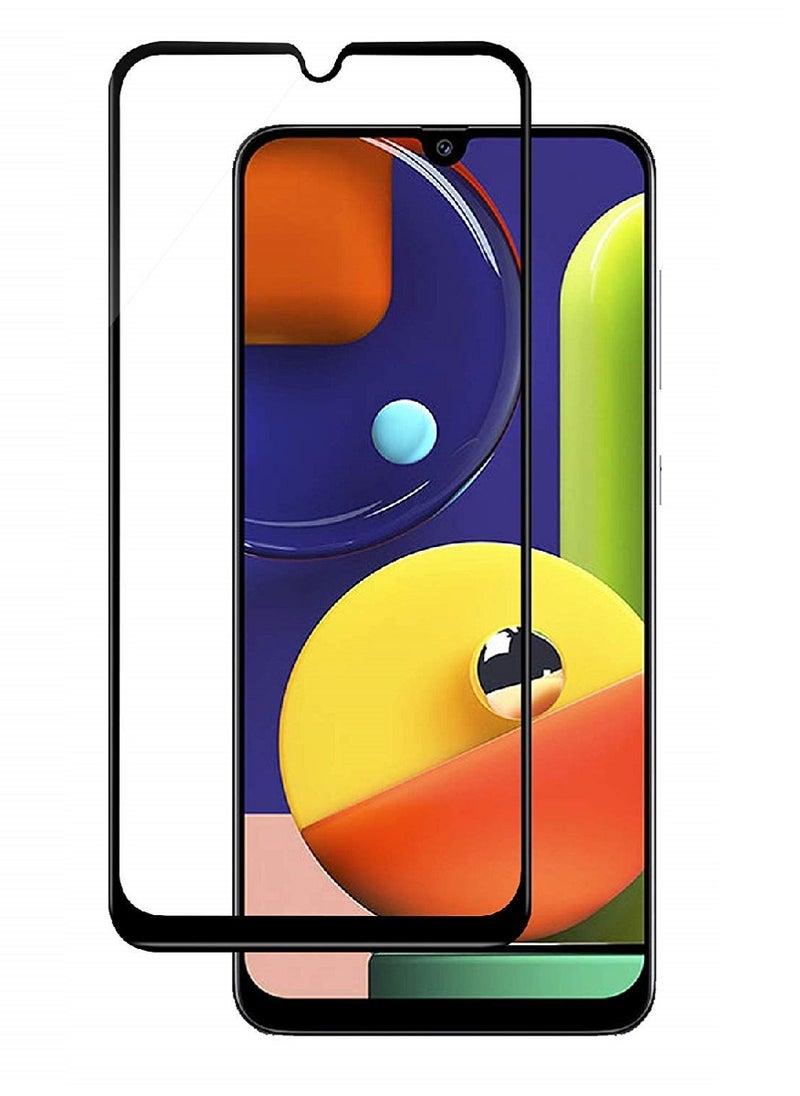 Super Tempered Glass Screen Protector 5D Designed For Samsung Galaxy A50s Full Glue Edge to Edge Full Screen Coverage And Bubble Free - Image 1