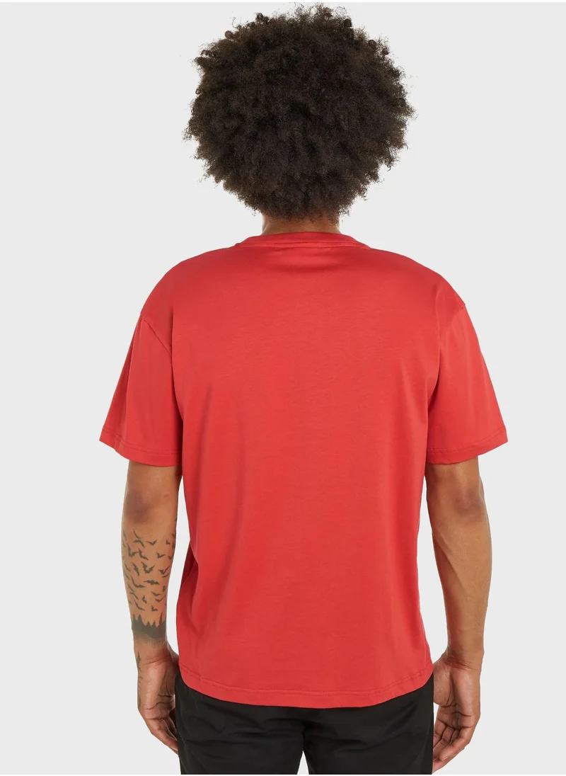 CALVIN KLEIN Logo Crew Neck T-Shirt