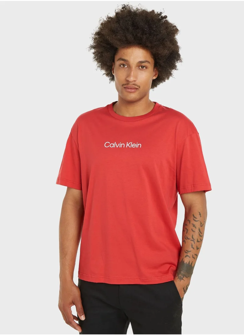 CALVIN KLEIN Logo Crew Neck T-Shirt