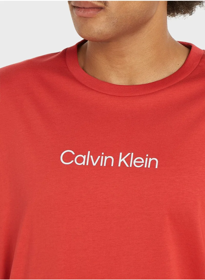 CALVIN KLEIN Logo Crew Neck T-Shirt