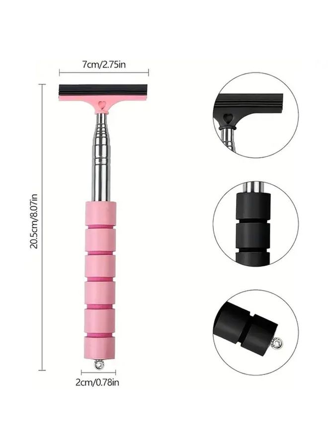 3Pcs Stainless Steel Car Rearview Mirror Wiper Blade Defogging Cleaning Tool - Image 4
