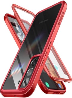 SupCase Supcase ub edge pro series case for samsung galaxy s22+ plus 5g (6.55 inch), slim frame clear protective case with built-in screen protector for galaxy s22+ plus (2022 release)(ruddy) 