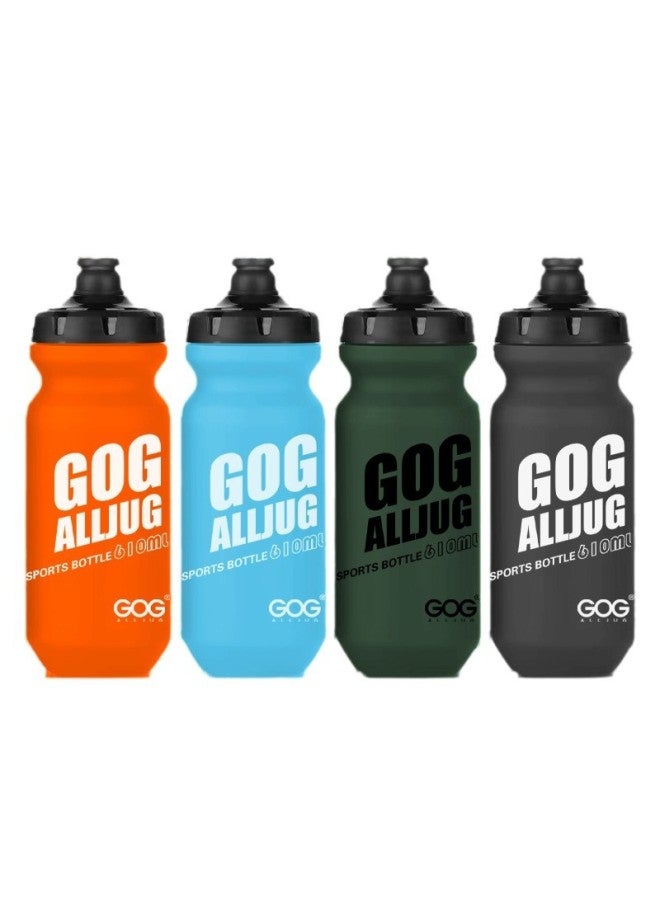 Bpa Free Bicycle Water Bottle Riding Water Bottle Mountain Road Bike Sports Water Cup Riding Equipment Bicycle Accessories-Color:Sky Blue Spray Paint (dust Cover Included)-Capacity:610ml - Image 5