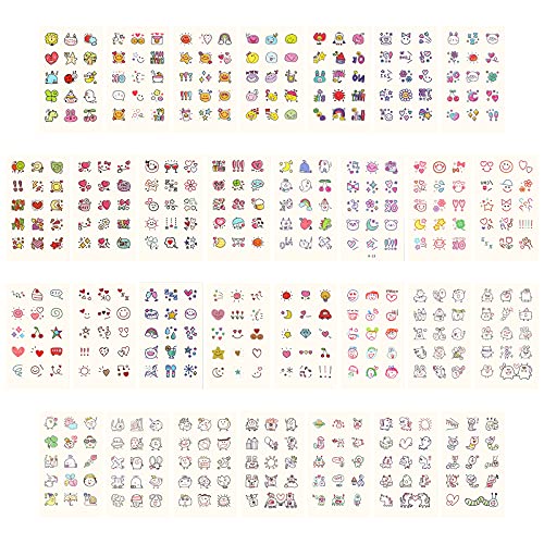 Metker Temporary Tattoos for Kids - 90 Sheets 1000+ Designs | Waterproof Temporary Tattoos toys for Birthday Party Favors, Group Activities | Educational & Safe Skin Art - Image 4