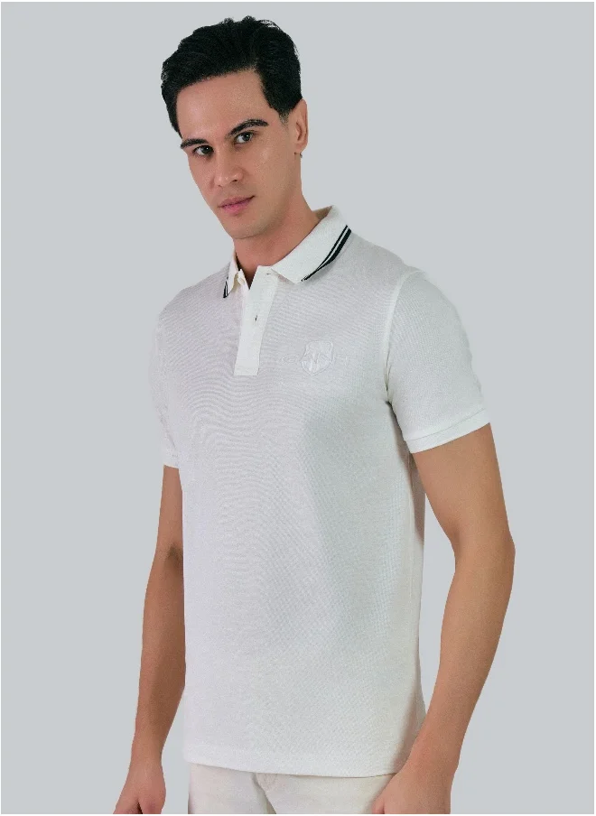 غانت Contrast Tipping Pique Polo