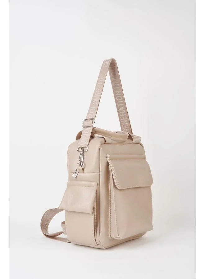 Vivaq Women's Swan Vizon Multi-Pocket Zippered & Covered Adjustable Strap Travel & Daily Backpack.