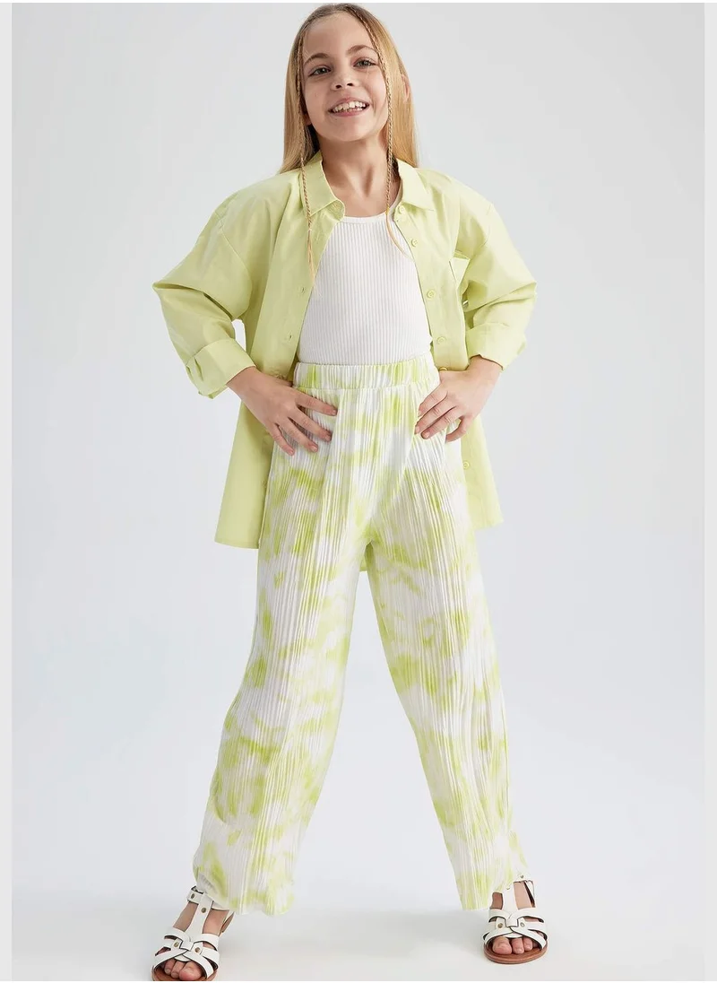 ديفاكتو Girl Wide Leg Knitted Trousers