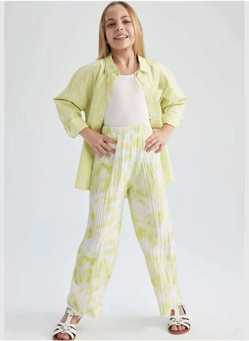 ديفاكتو Girl Wide Leg Knitted Trousers