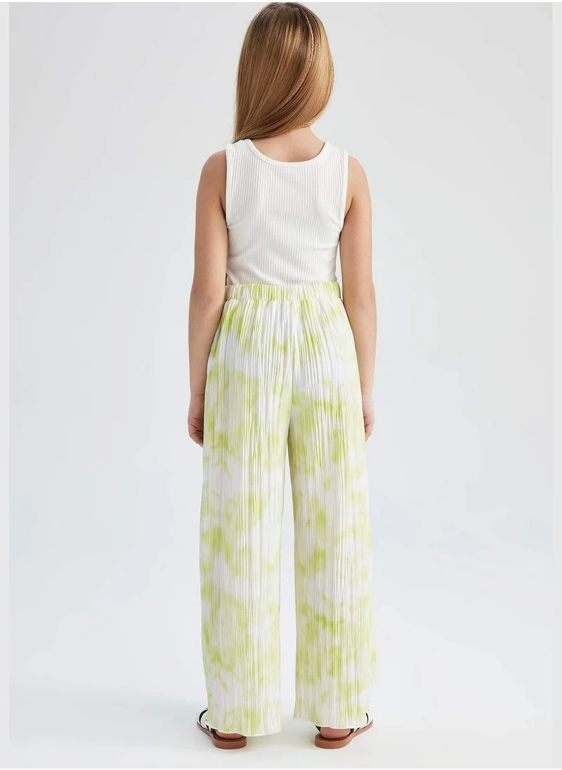 ديفاكتو Girl Wide Leg Knitted Trousers