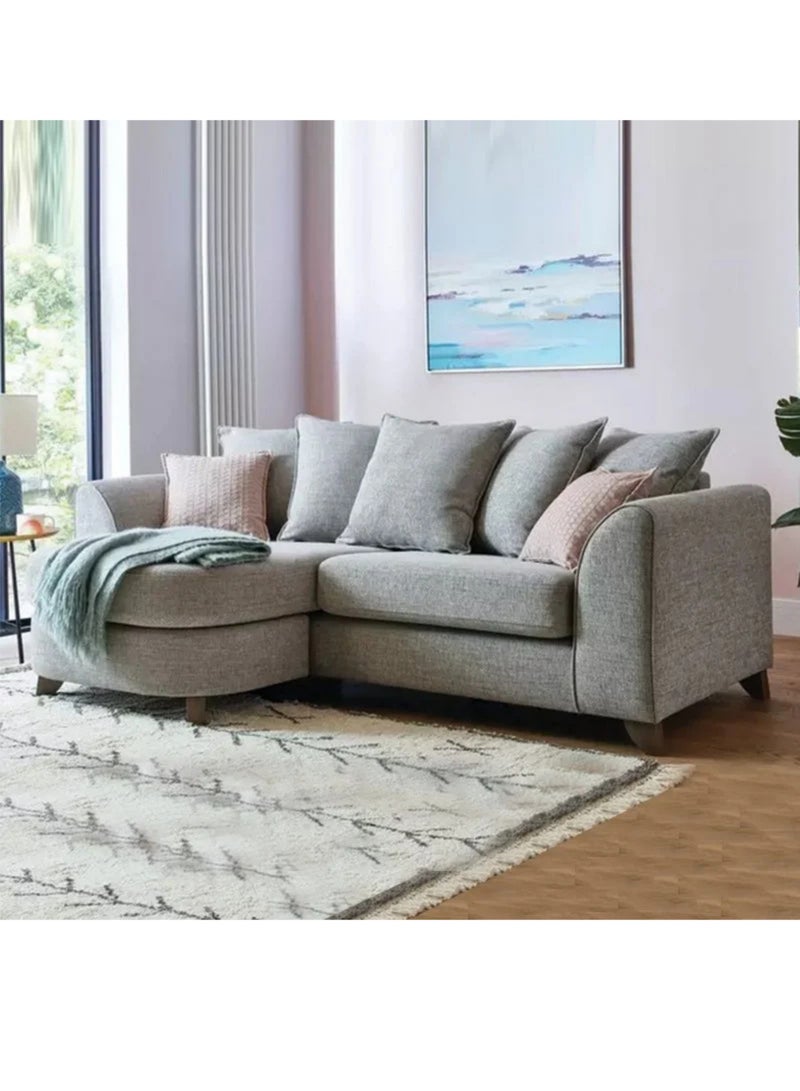 كستم ديكو أريكة تشورلتون المخملية - أريكة مُنجدة مُخصصة لغرفة المعيشة، بتصميم أنيق وراحة فائقة - Image 1