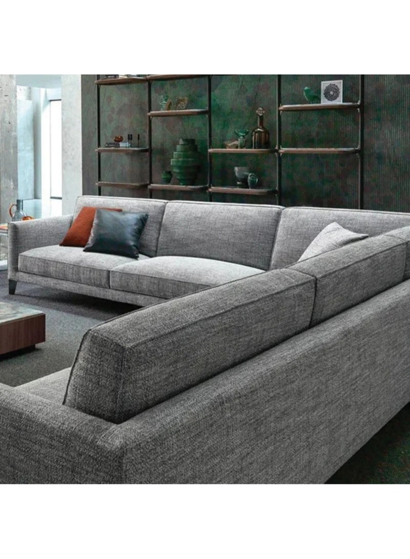 كستم ديكو أريكة تشورلتون المخملية - أريكة مُنجدة مُخصصة لغرفة المعيشة، بتصميم أنيق وراحة فائقة - Image 3