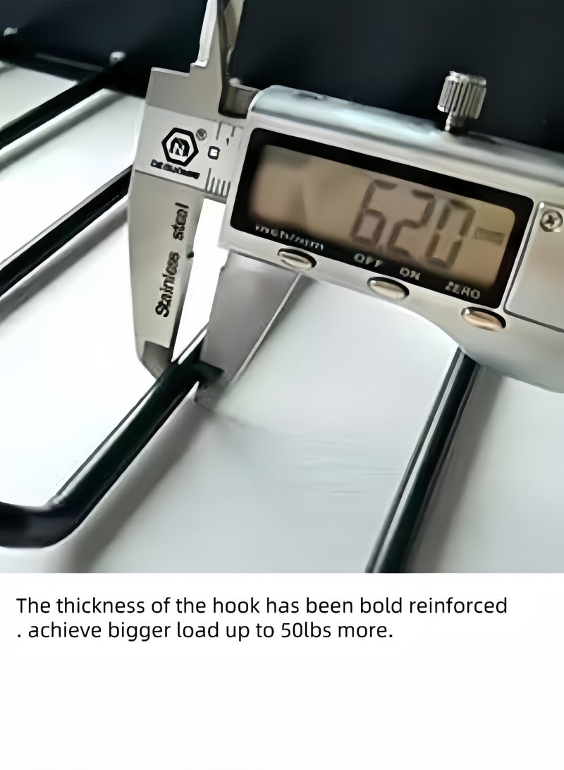 nihao Power Tool Garage Storage Rack Wall Mounted Heavy Duty Accessory for Garage Cabinet Easily Install Versatile Sturdy, Set of 2Pcs - Image 3